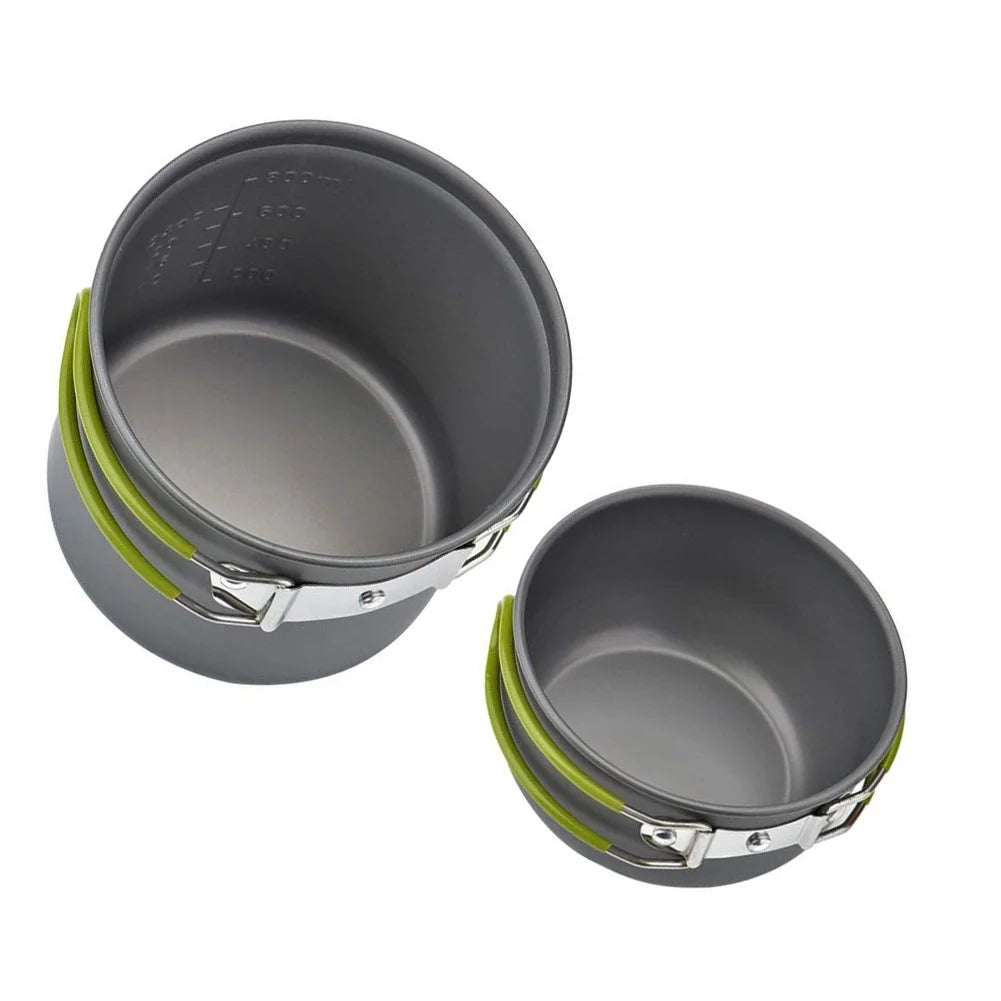 Camping Cookware, Outdoor Cooking Equipment, Pot and Pans for Camping, Backpacking, and Overlanding