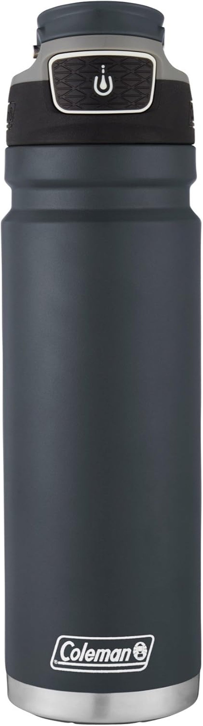 Coleman Freeflow 24 Oz Stainless Steel Water Bottle in Slate
