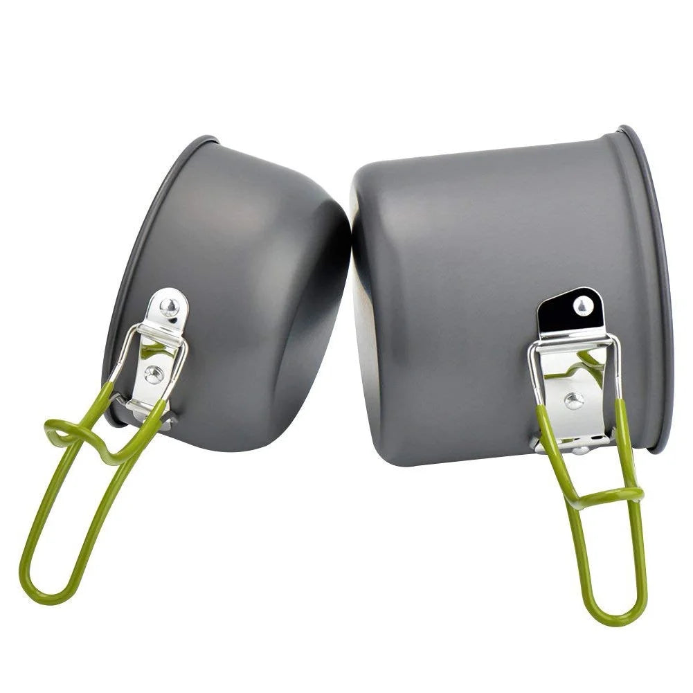 Camping Cookware, Outdoor Cooking Equipment, Pot and Pans for Camping, Backpacking, and Overlanding