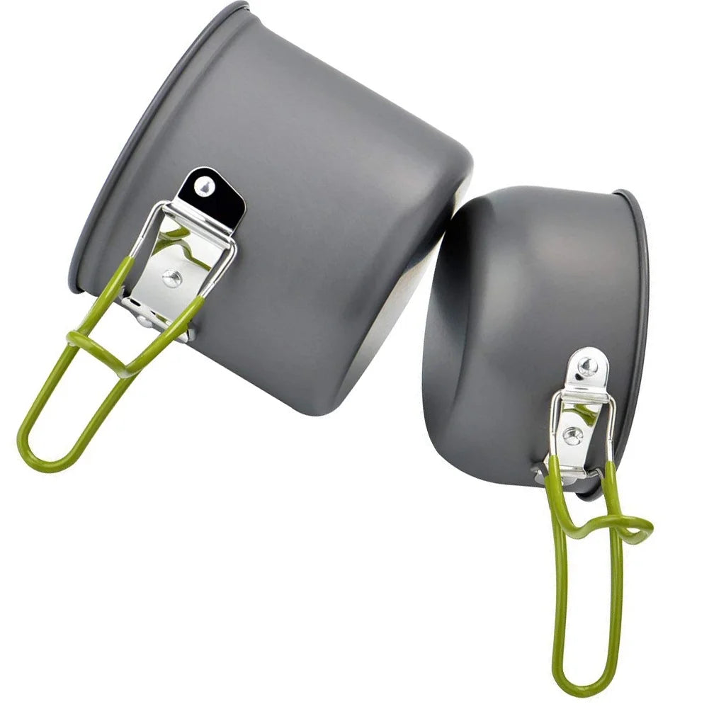 Camping Cookware, Outdoor Cooking Equipment, Pot and Pans for Camping, Backpacking, and Overlanding