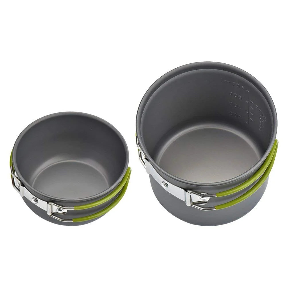 Camping Cookware, Outdoor Cooking Equipment, Pot and Pans for Camping, Backpacking, and Overlanding