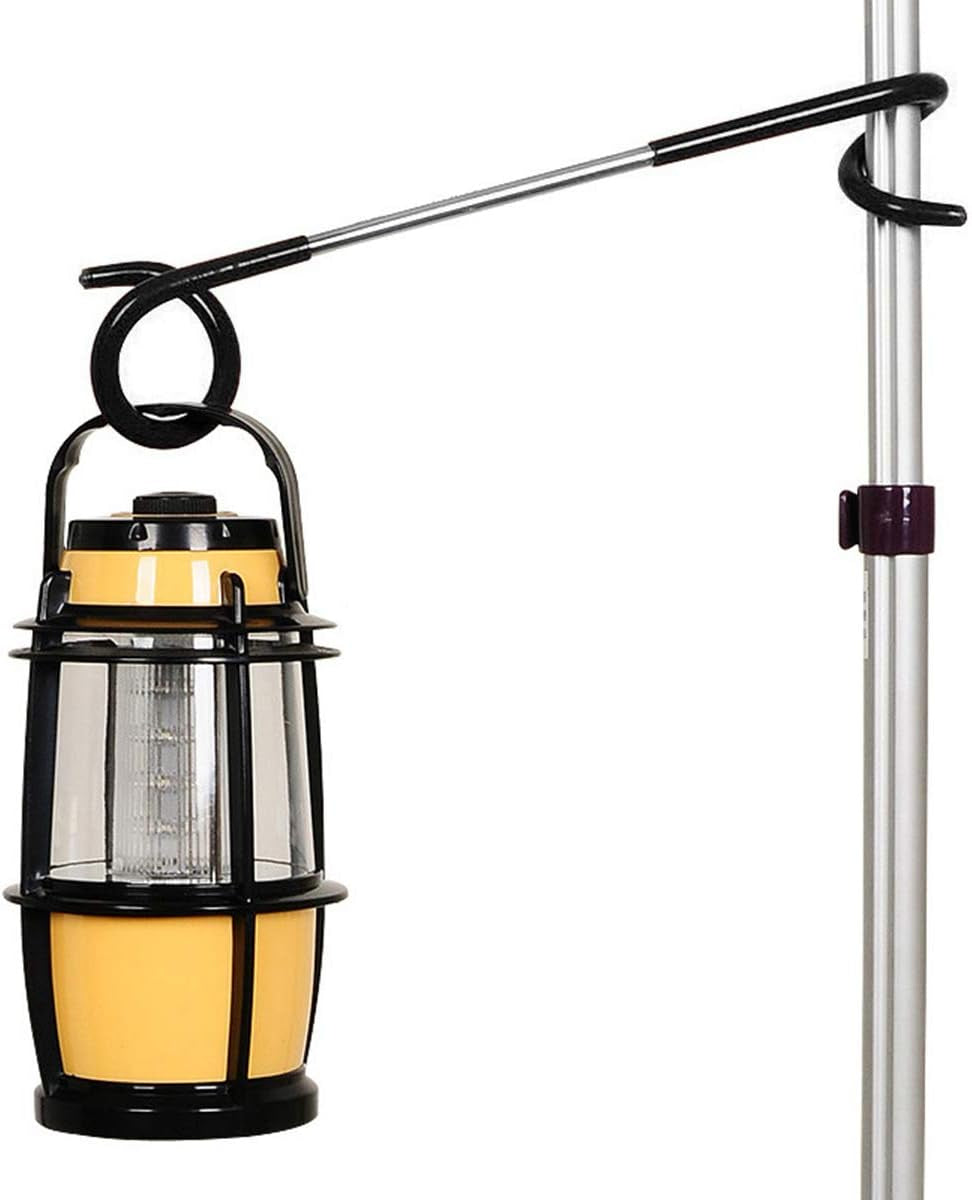 2Pcs Camping Light Hook 26Cm, Outdoor Camping Equipment Pole Lamp Hanger for Camping, Travelling, and Adventure