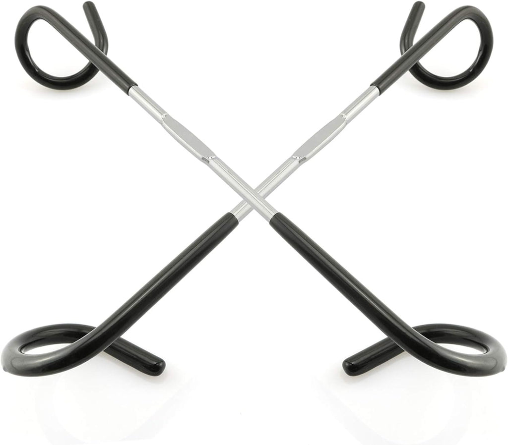 2Pcs Camping Light Hook 26Cm, Outdoor Camping Equipment Pole Lamp Hanger for Camping, Travelling, and Adventure