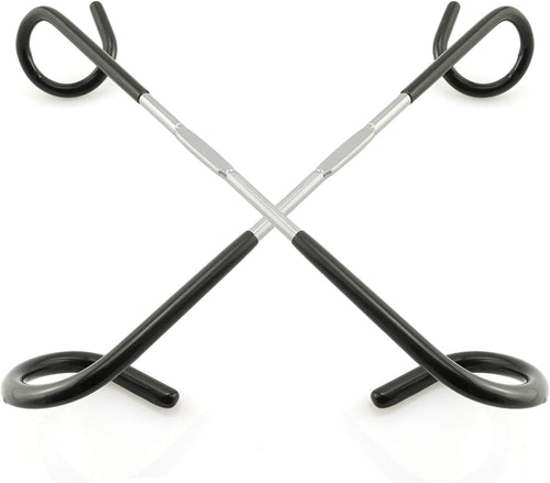 2Pcs Camping Light Hook 26Cm, Outdoor Camping Equipment Pole Lamp Hanger for Camping, Travelling, and Adventure