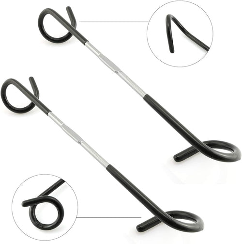2Pcs Camping Light Hook 26Cm, Outdoor Camping Equipment Pole Lamp Hanger for Camping, Travelling, and Adventure