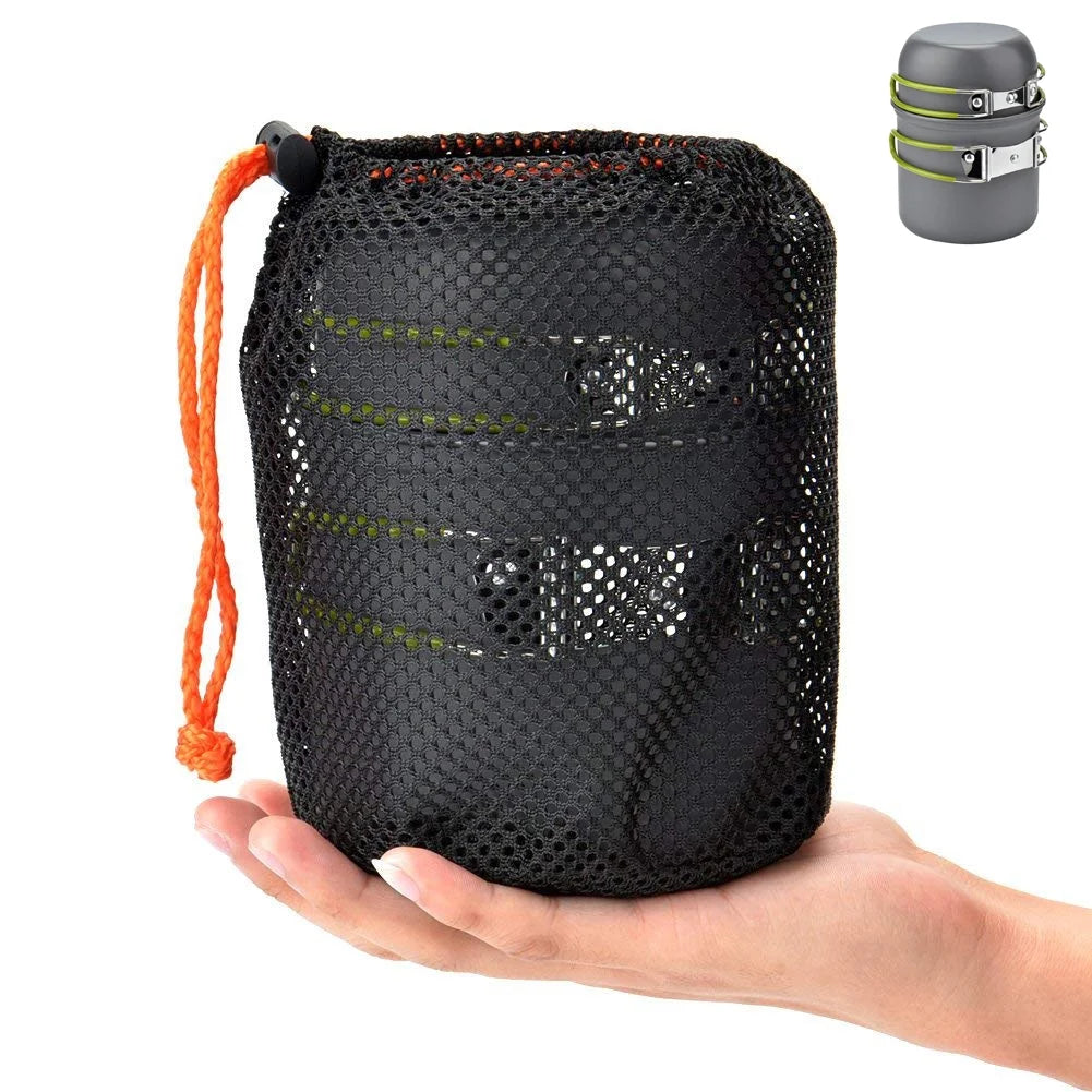 Camping Cookware, Outdoor Cooking Equipment, Pot and Pans for Camping, Backpacking, and Overlanding